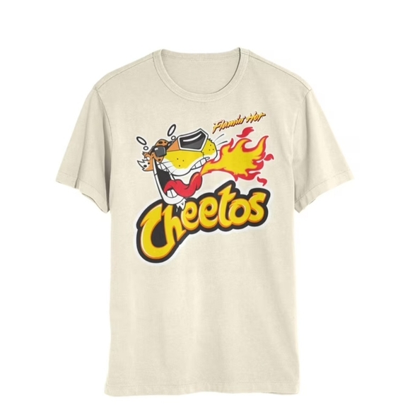 Gildan Cream Cheetos Graphic Tee - Picture 1 of 3